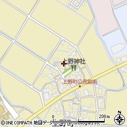 上野神社周辺の地図