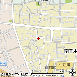 群馬県伊勢崎市南千木町2409周辺の地図