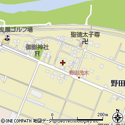 栃木県足利市野田町2156周辺の地図