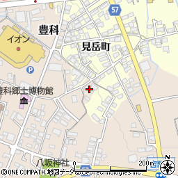 長野県安曇野市豊科4241周辺の地図