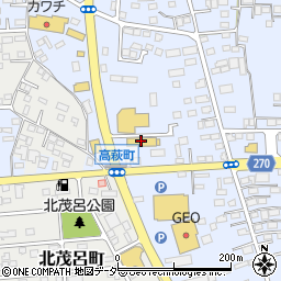 栃木日産自動車販売佐野高萩店周辺の地図
