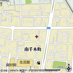 群馬県伊勢崎市南千木町1792周辺の地図