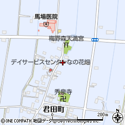 栃木県佐野市君田町288周辺の地図