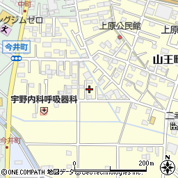 群馬県伊勢崎市山王町322周辺の地図