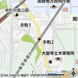 石川県加賀市幸町周辺の地図