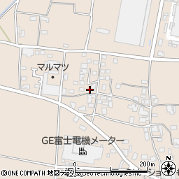 長野県安曇野市堀金烏川2078-2周辺の地図