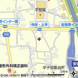 長野県安曇野市豊科南穂高6829周辺の地図