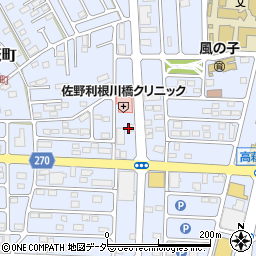 栃木県佐野市高萩町1315周辺の地図