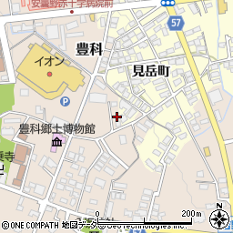 長野県安曇野市豊科4256周辺の地図