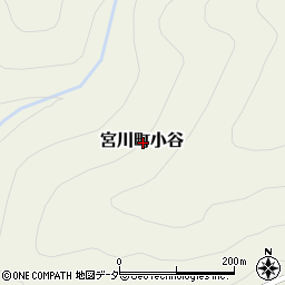 岐阜県飛騨市宮川町小谷周辺の地図