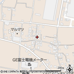 長野県安曇野市堀金烏川2080周辺の地図