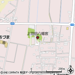 上羽田八幡宮周辺の地図