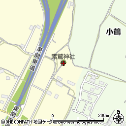 素鷲神社周辺の地図