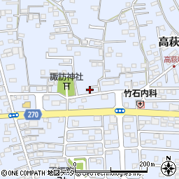 栃木県佐野市高萩町237周辺の地図