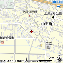 群馬県伊勢崎市山王町189周辺の地図