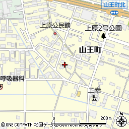 群馬県伊勢崎市山王町193-1周辺の地図