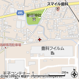 長野県安曇野市豊科新田5037-6周辺の地図