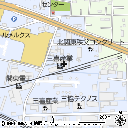 三喜産業第３工場周辺の地図