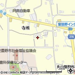 長野県安曇野市豊科南穂高379-1周辺の地図