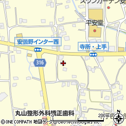 長野県安曇野市豊科南穂高寺所130周辺の地図