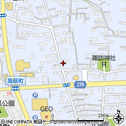 栃木県佐野市高萩町310周辺の地図