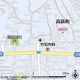 栃木県佐野市高萩町235周辺の地図