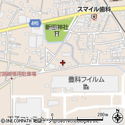 長野県安曇野市豊科新田5037周辺の地図