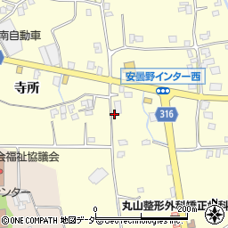 長野県安曇野市豊科南穂高寺所361周辺の地図