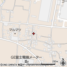 長野県安曇野市堀金烏川2072周辺の地図