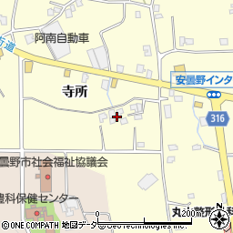 長野県安曇野市豊科南穂高379周辺の地図