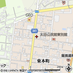 フィーノ東本町周辺の地図