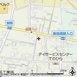 群馬県太田市別所町531周辺の地図