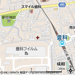 長野県安曇野市豊科4977-6周辺の地図