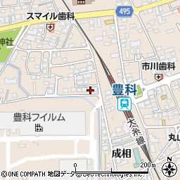 長野県安曇野市豊科4969-12周辺の地図