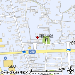 栃木県佐野市高萩町281周辺の地図