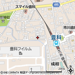 長野県安曇野市豊科新田4969-14周辺の地図