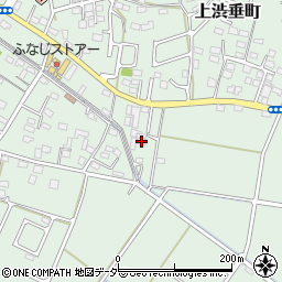 栃木県足利市上渋垂町1109周辺の地図