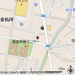 セブンイレブン堀金烏川店周辺の地図