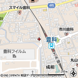 長野県安曇野市豊科新田4969-11周辺の地図