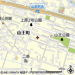 群馬県伊勢崎市山王町133-9周辺の地図