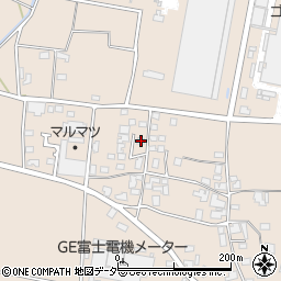 長野県安曇野市堀金烏川2077-13周辺の地図