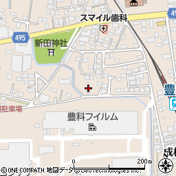 長野県安曇野市豊科新田5032周辺の地図