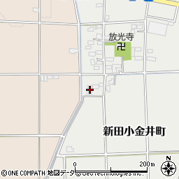 群馬県太田市新田小金井町237周辺の地図