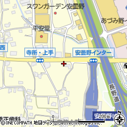 長野県安曇野市豊科南穂高6823周辺の地図