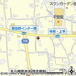 長野県安曇野市豊科南穂高寺所131周辺の地図
