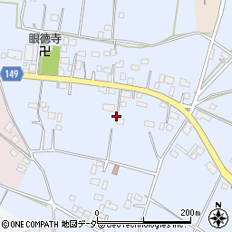 茨城県桜川市真壁町東矢貝周辺の地図