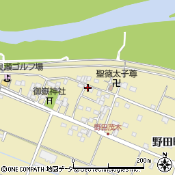 栃木県足利市野田町2158周辺の地図