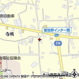 長野県安曇野市豊科南穂高362周辺の地図