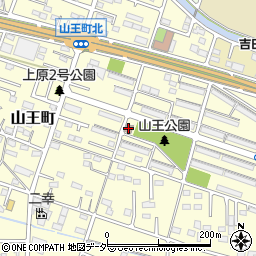 山王住宅団地集会所周辺の地図