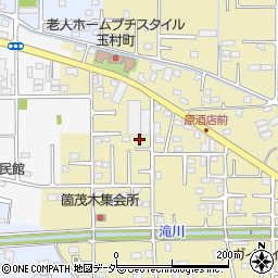 群馬県佐波郡玉村町上茂木500-7周辺の地図